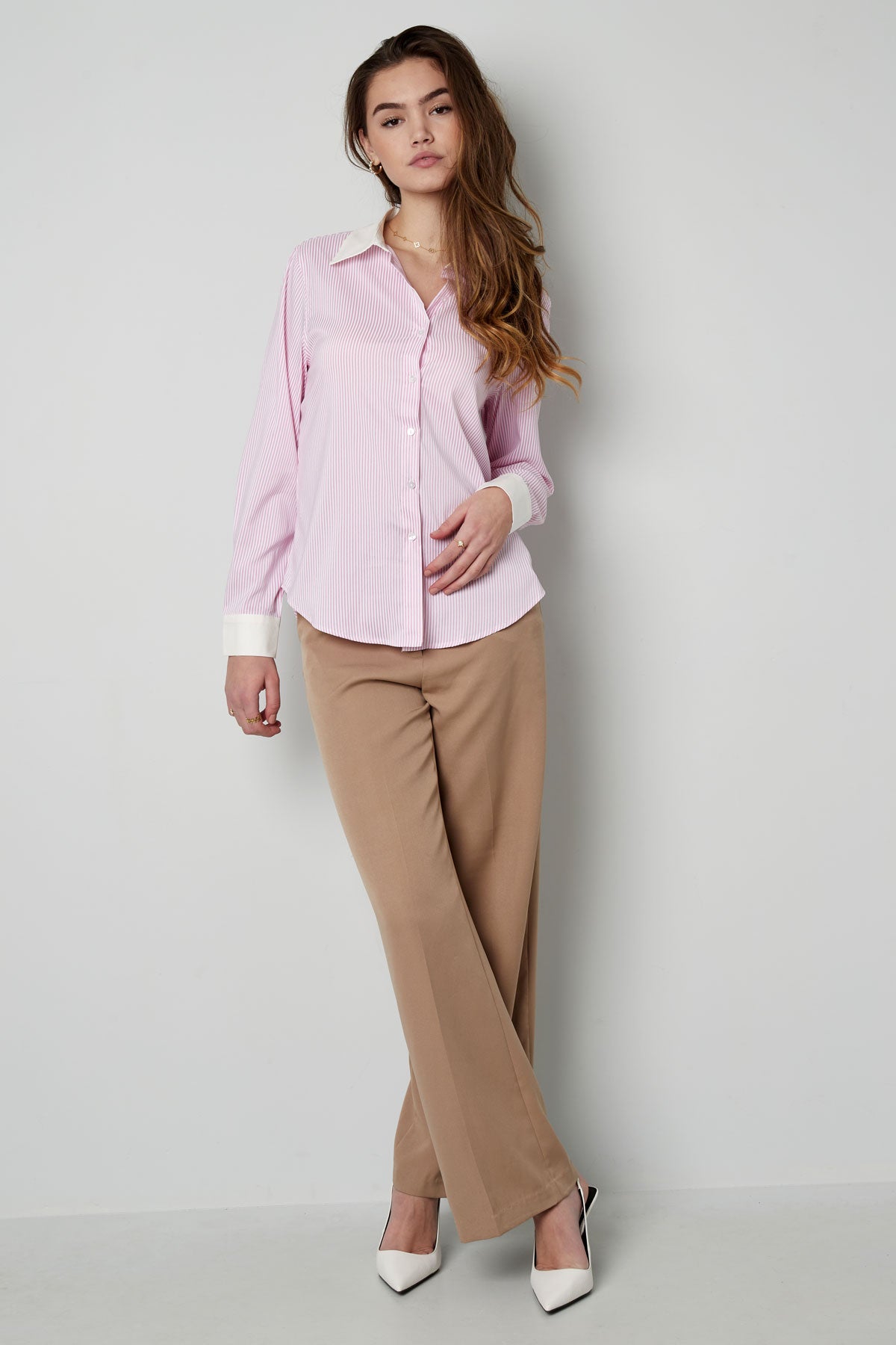 Basic blouse streepjes