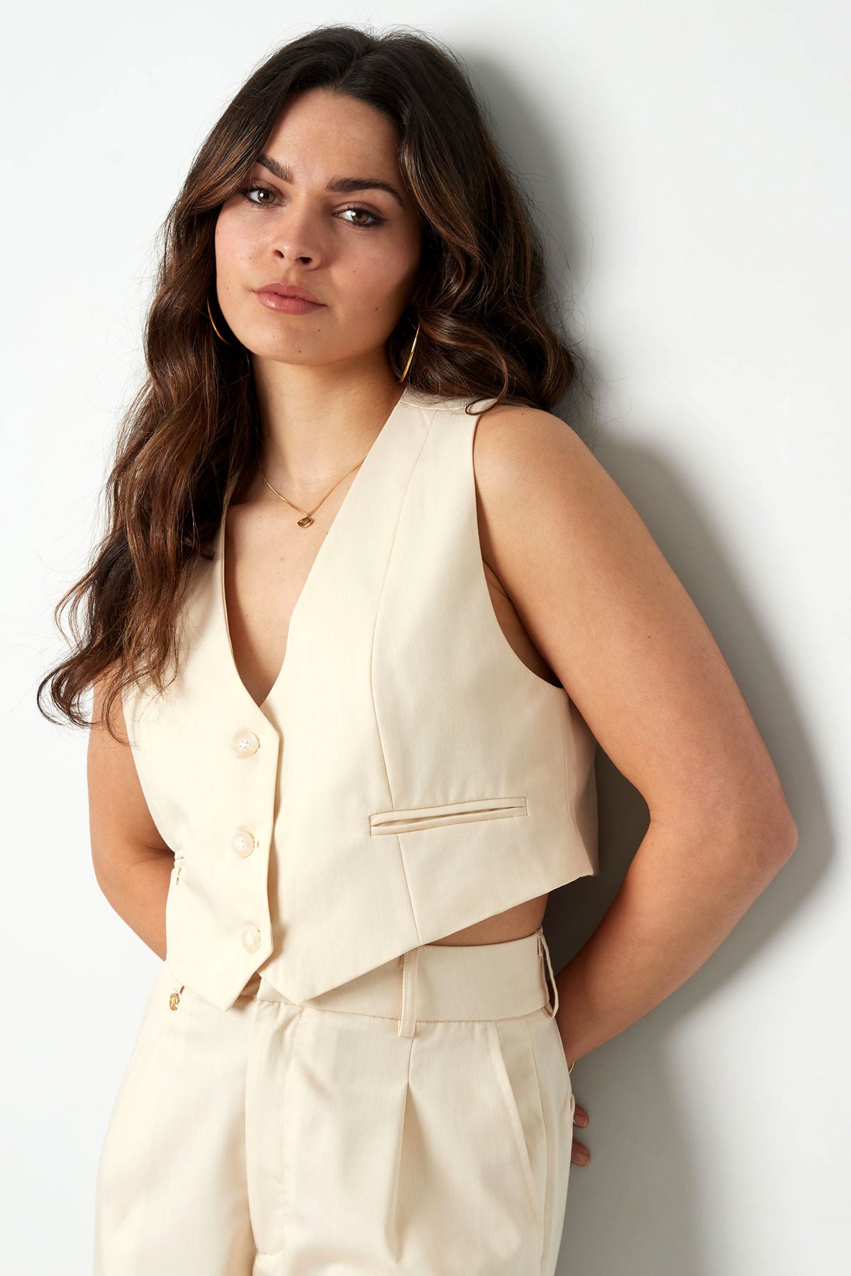 Gekropt gilet