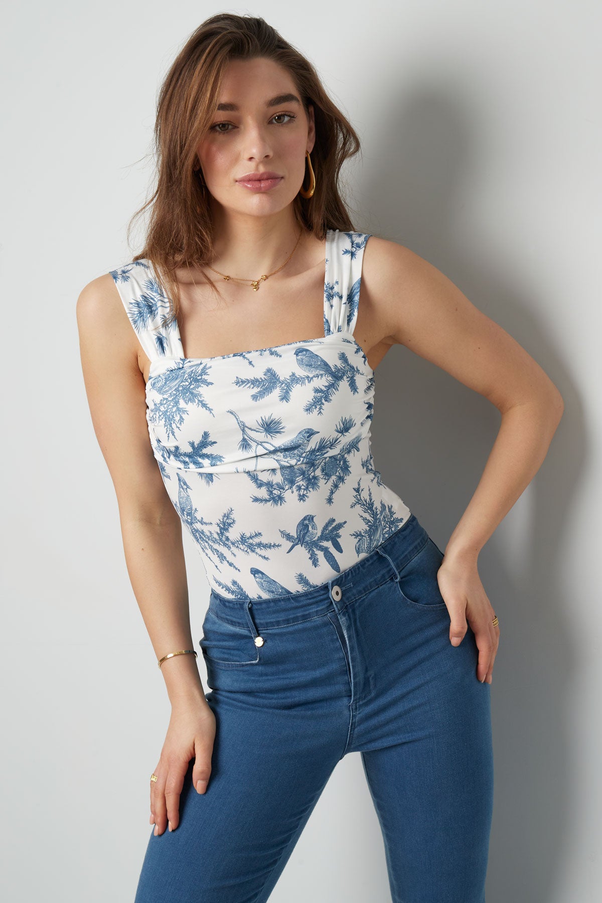 Bloemrijke kleurrijke body