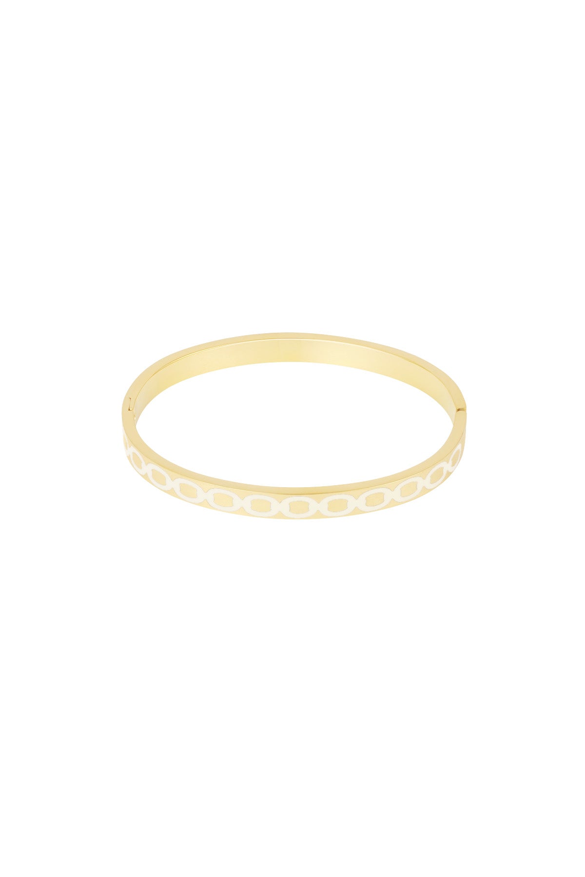 Slavenarmband met ronde print
