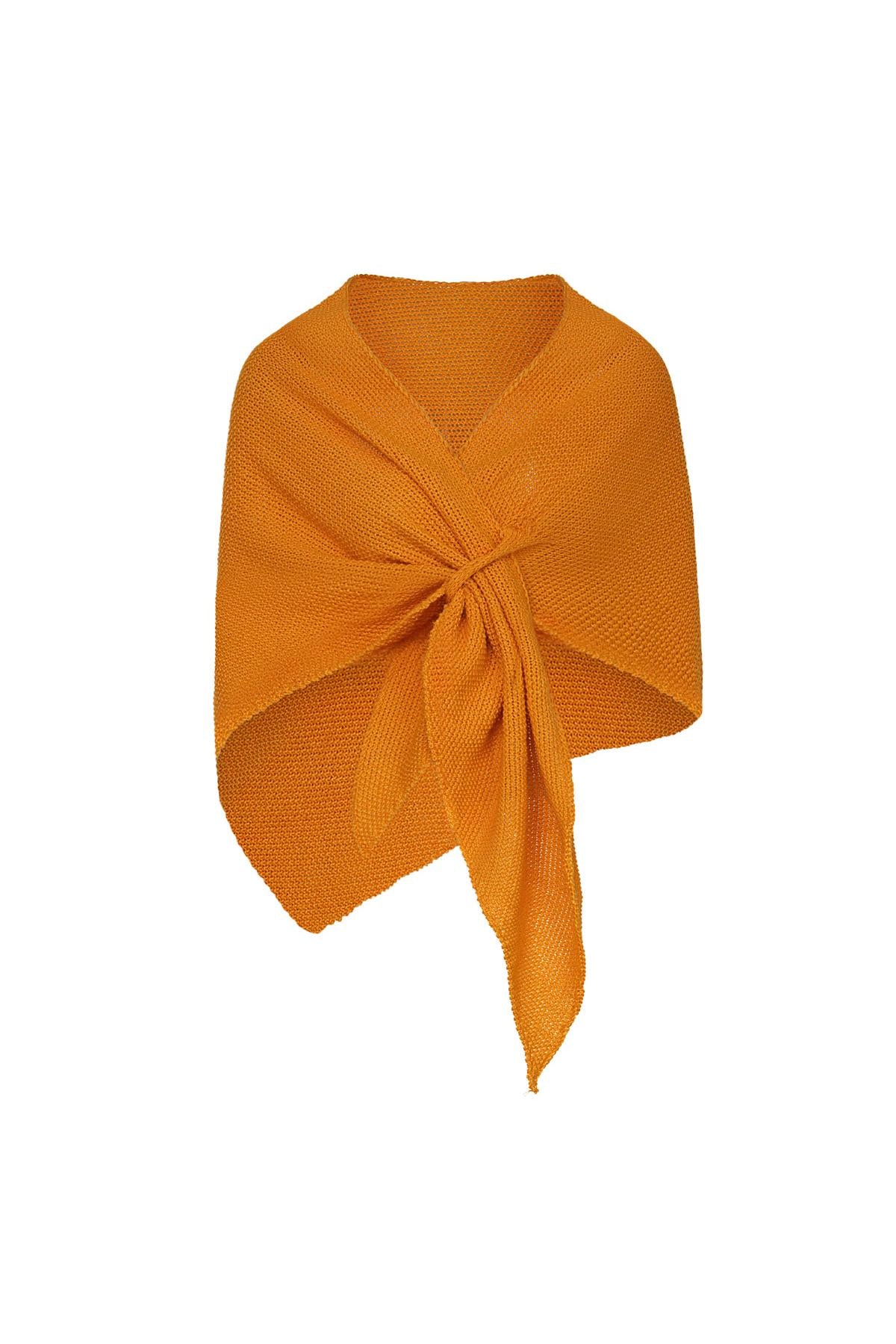 Omslagdoek effen print Groen Acryl