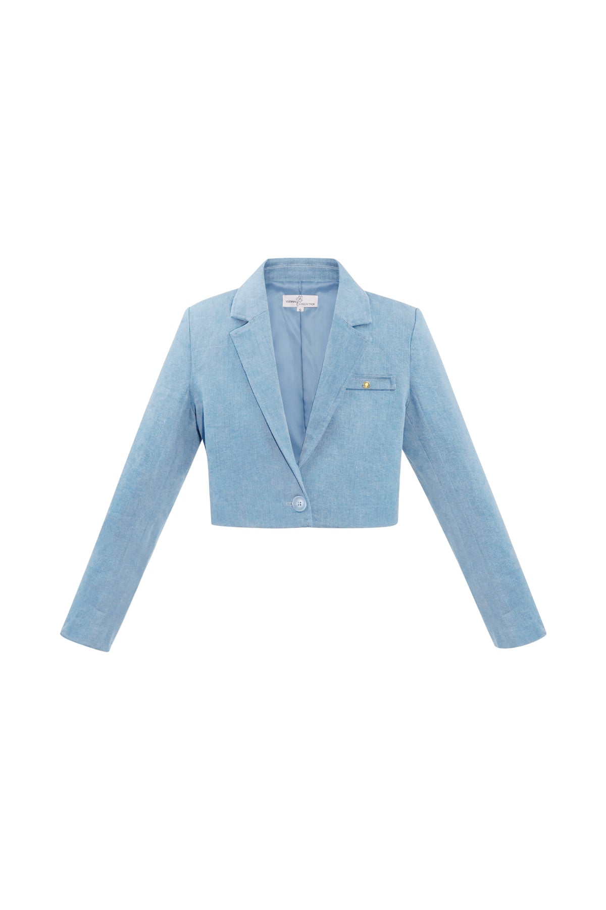 Spijker gekropte blazer