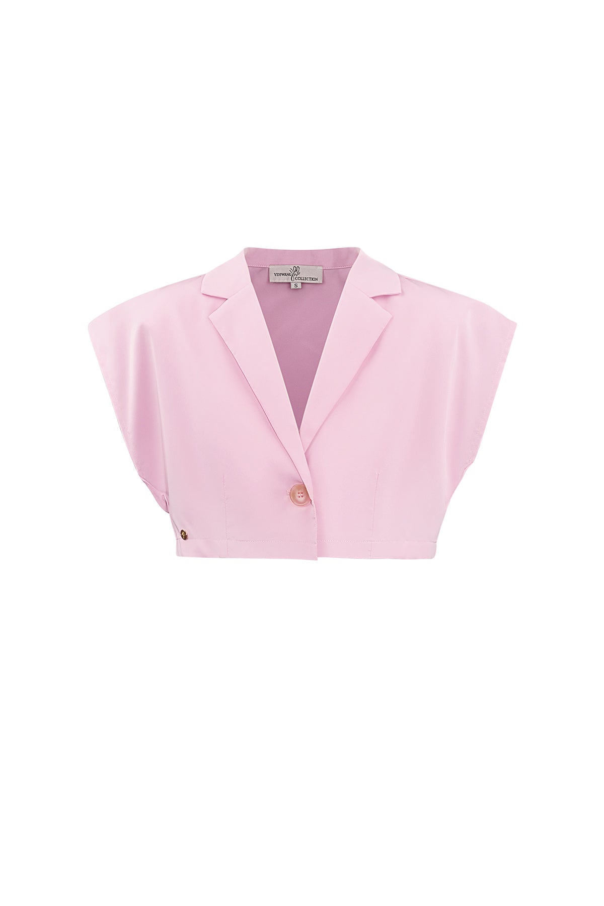 Cropped top met knoop