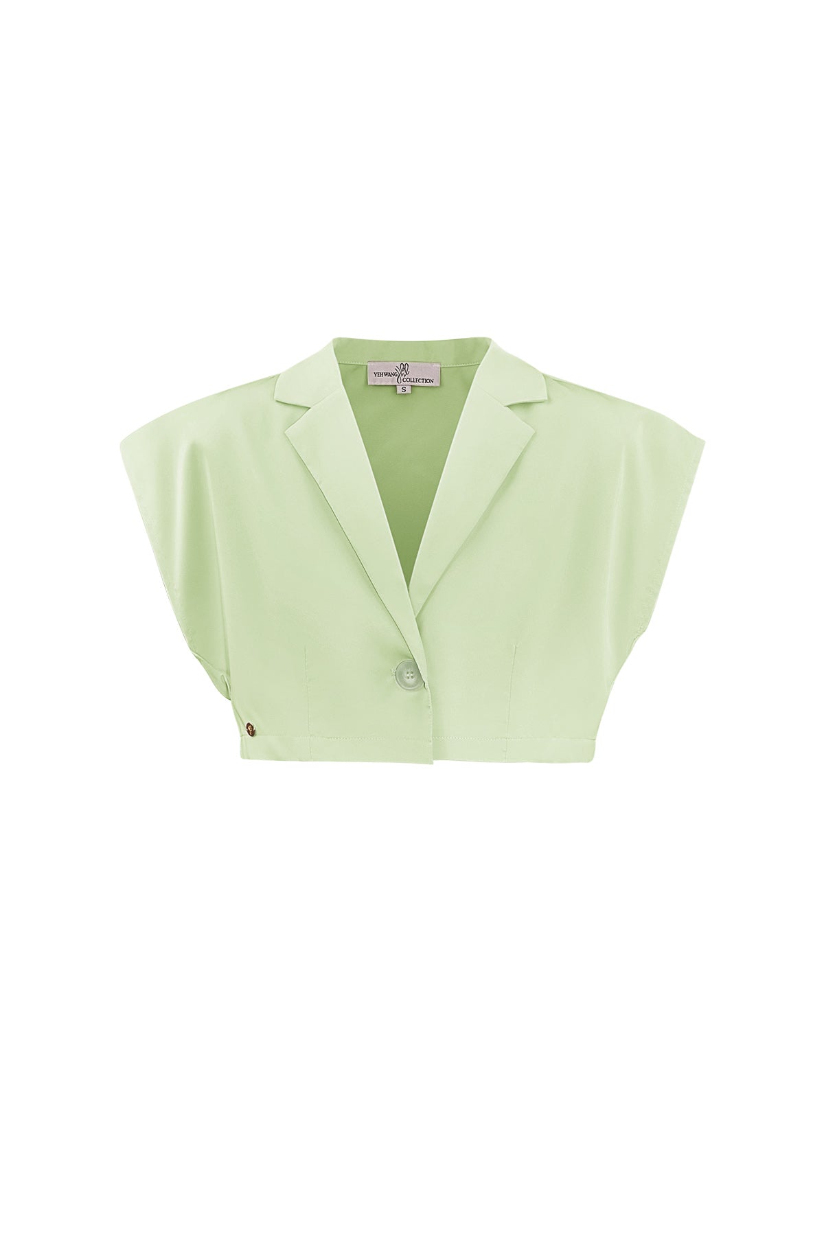 Cropped top met knoop
