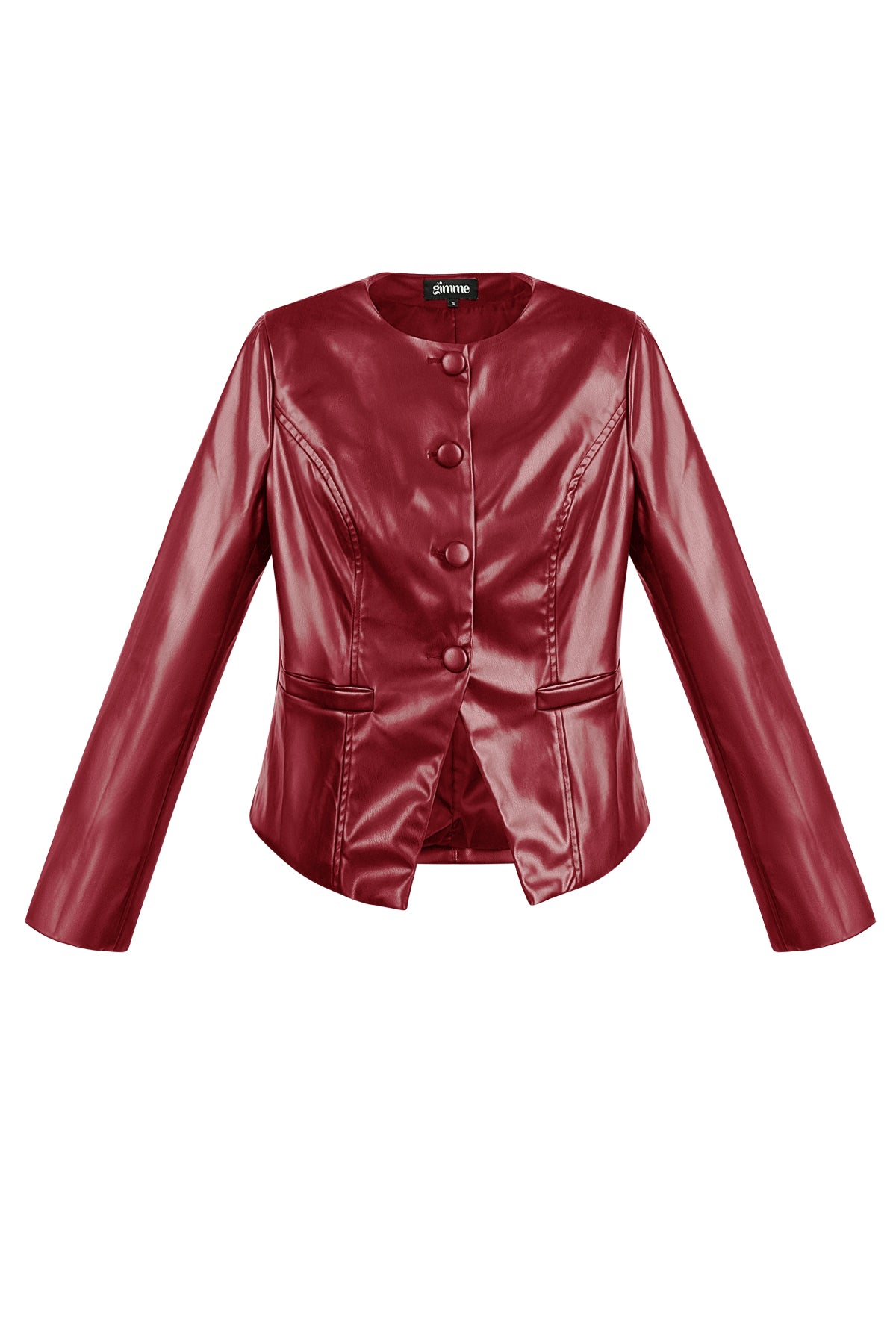 Trendy PU top