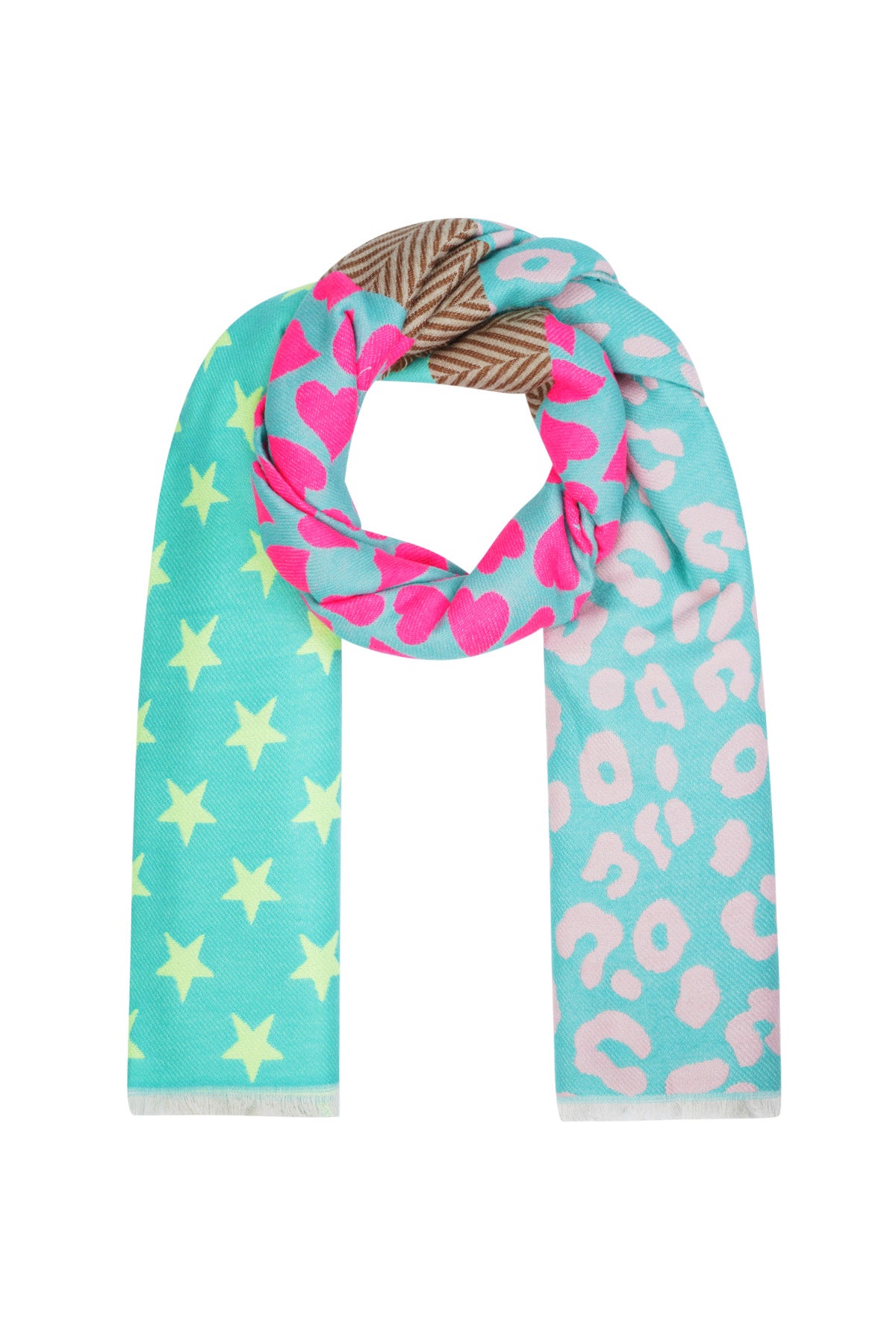 Sjaal star & leopard duo