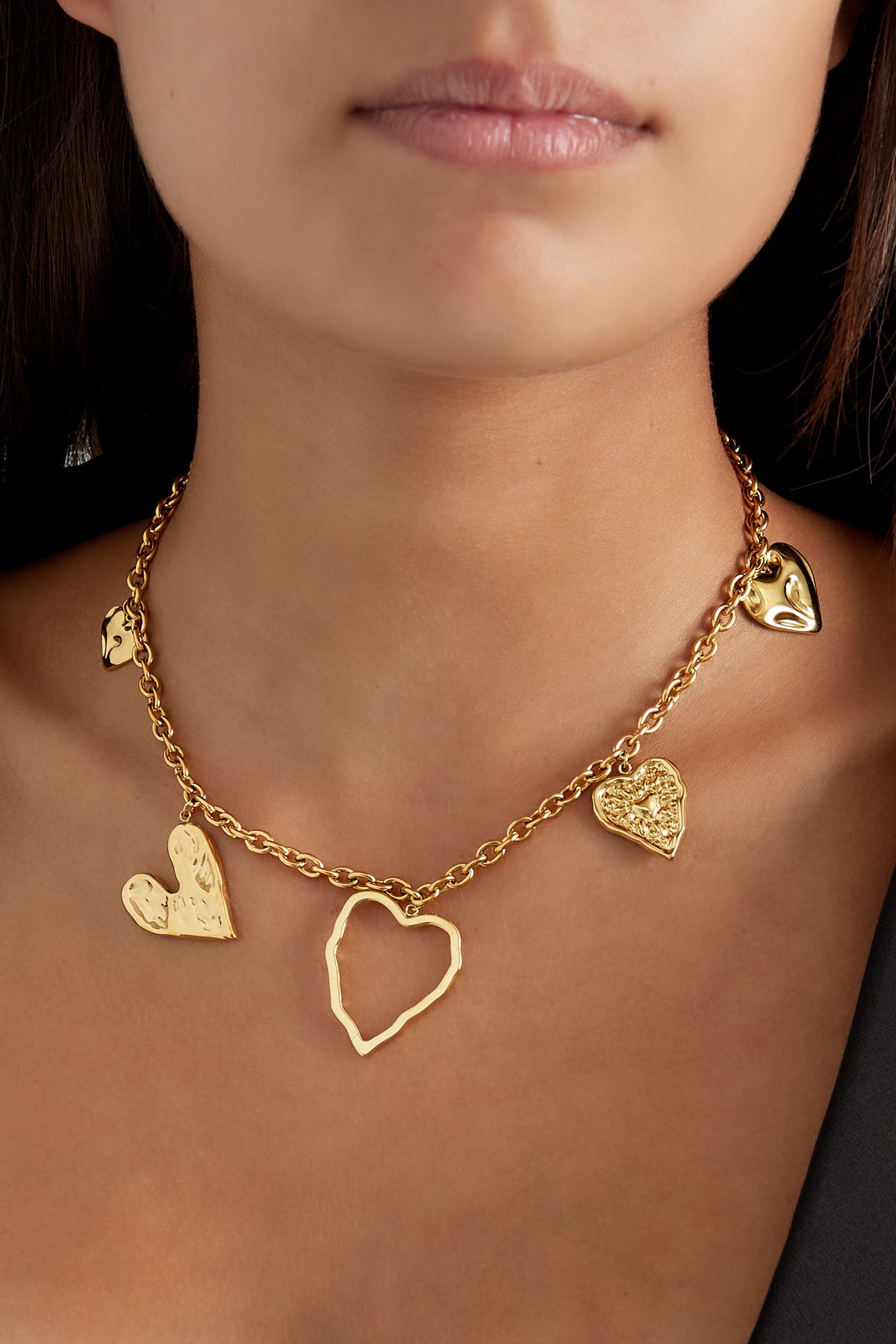 Heartful statement ketting