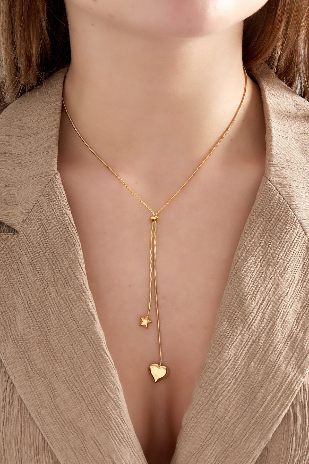 Twinkling heart ketting