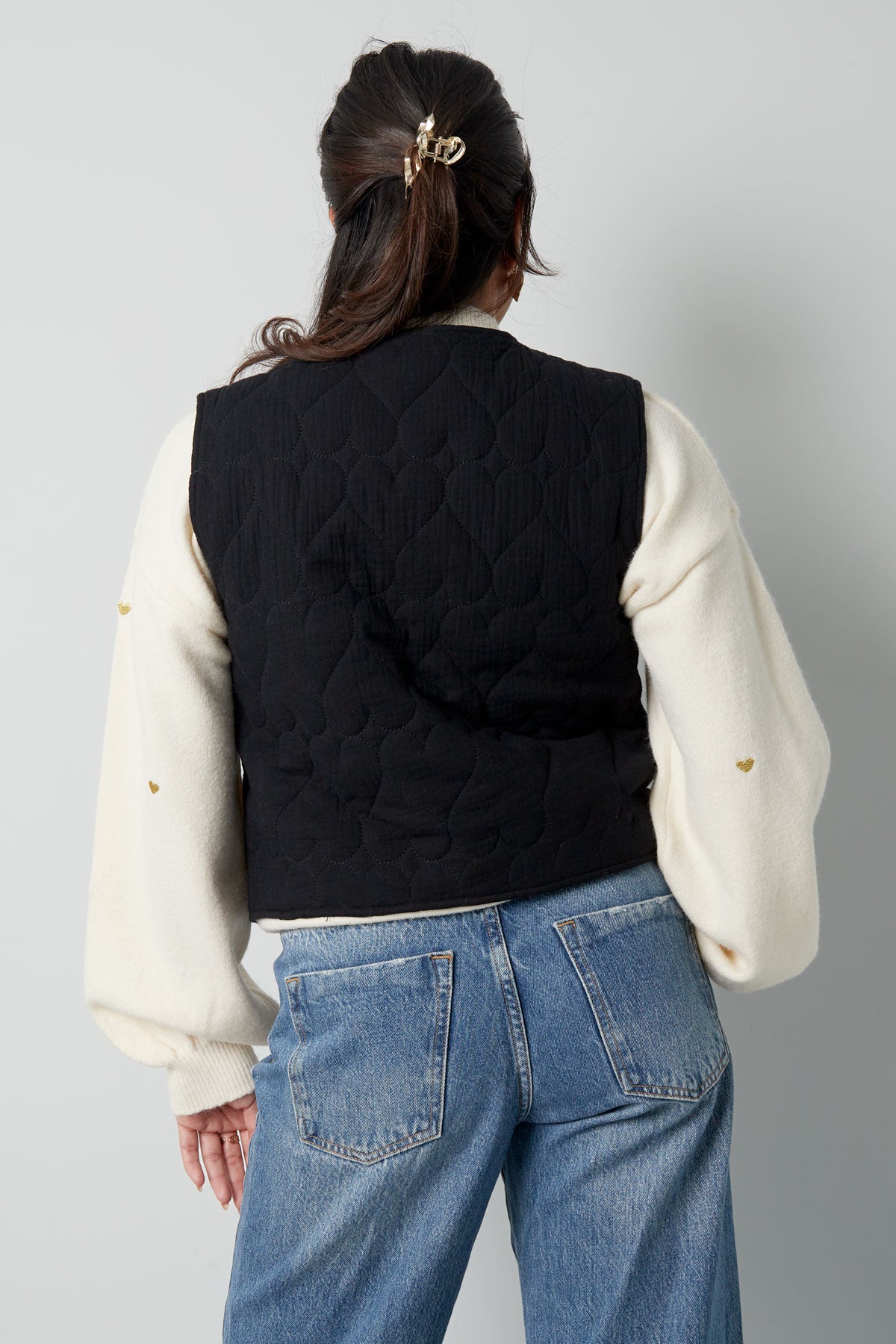 Gilet met strikjes