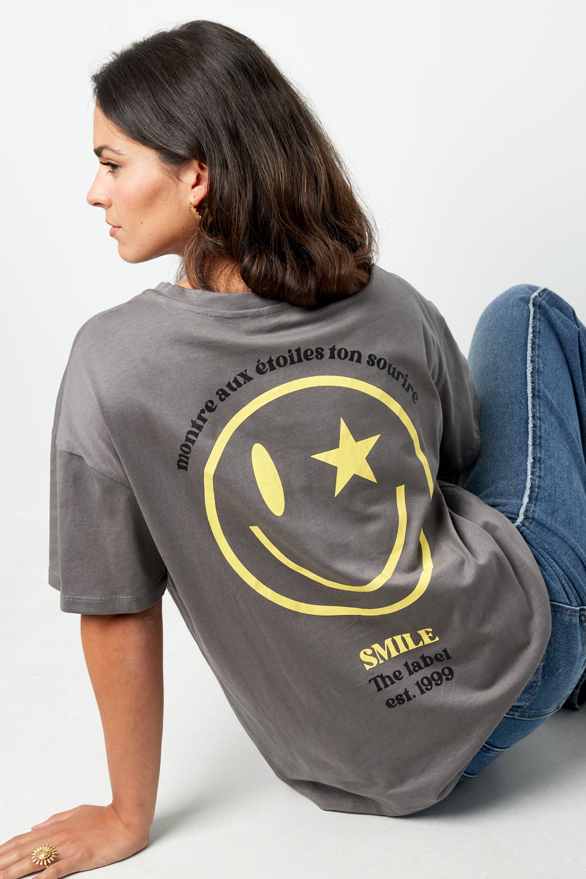 T-shirt happy life smiley