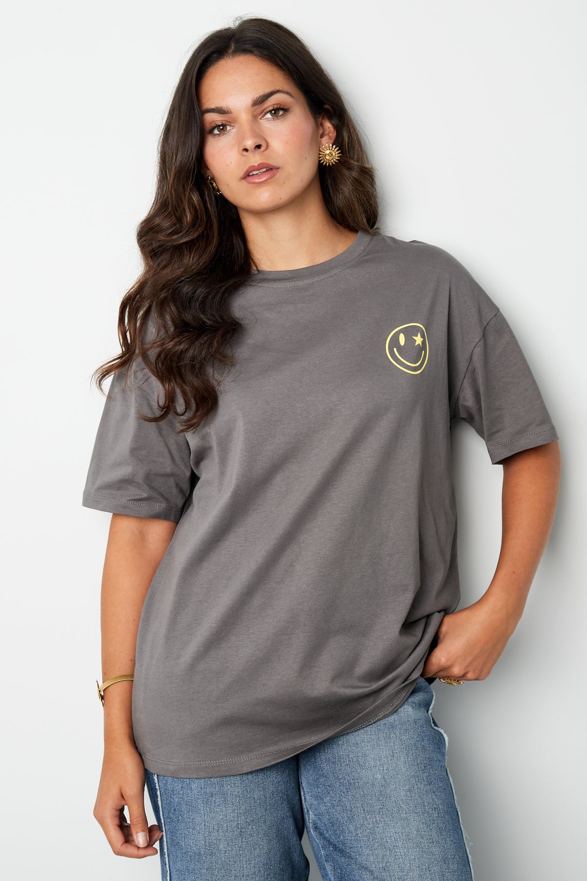 T-shirt happy life smiley