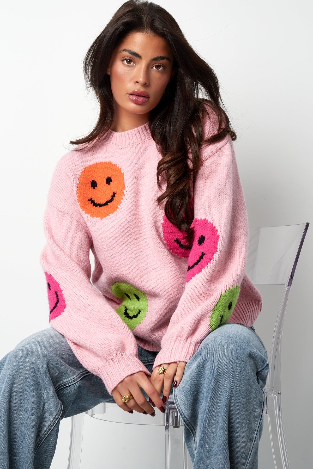 Smiley Knit trui