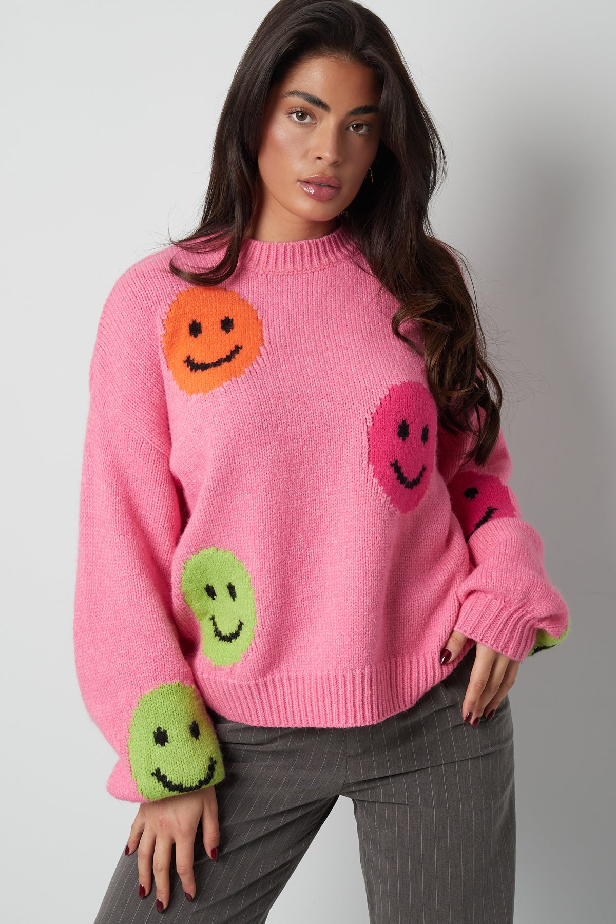 Smiley Knit trui