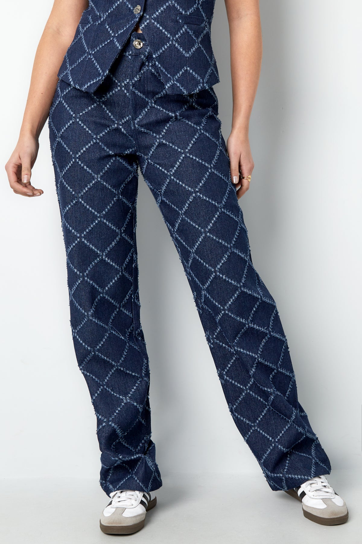 Grids of grace jeans