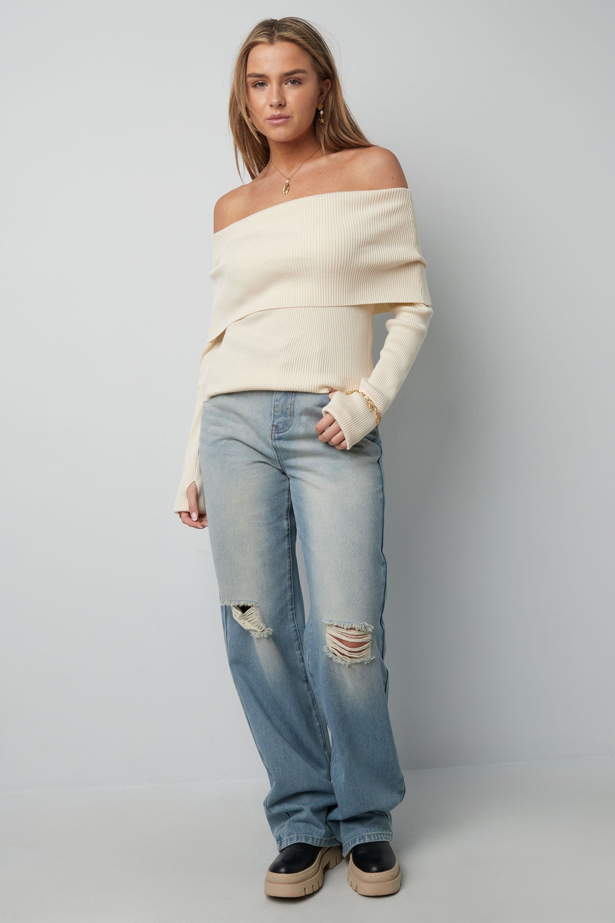 Basic off shoulder top