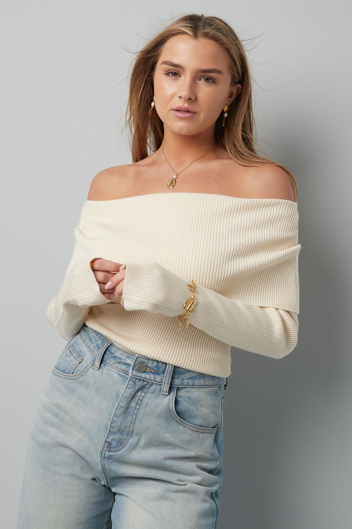 Basic off shoulder top