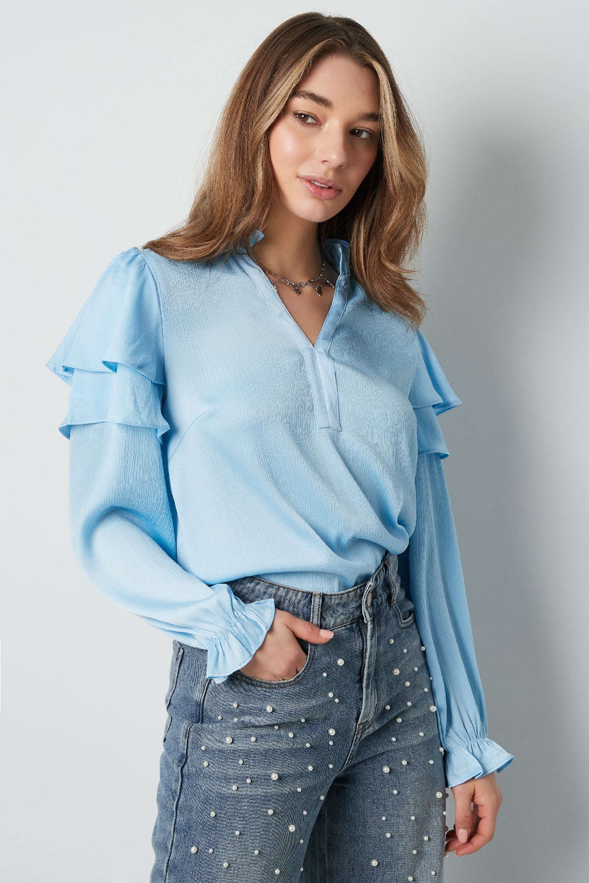 Ruffle blouse