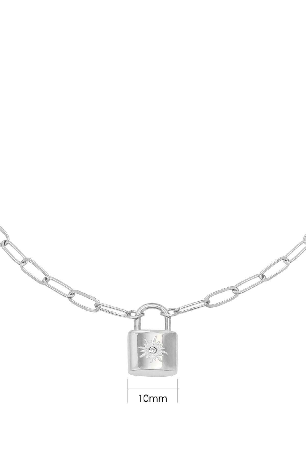 Ketting Little Lock Zilver Stainless Steel