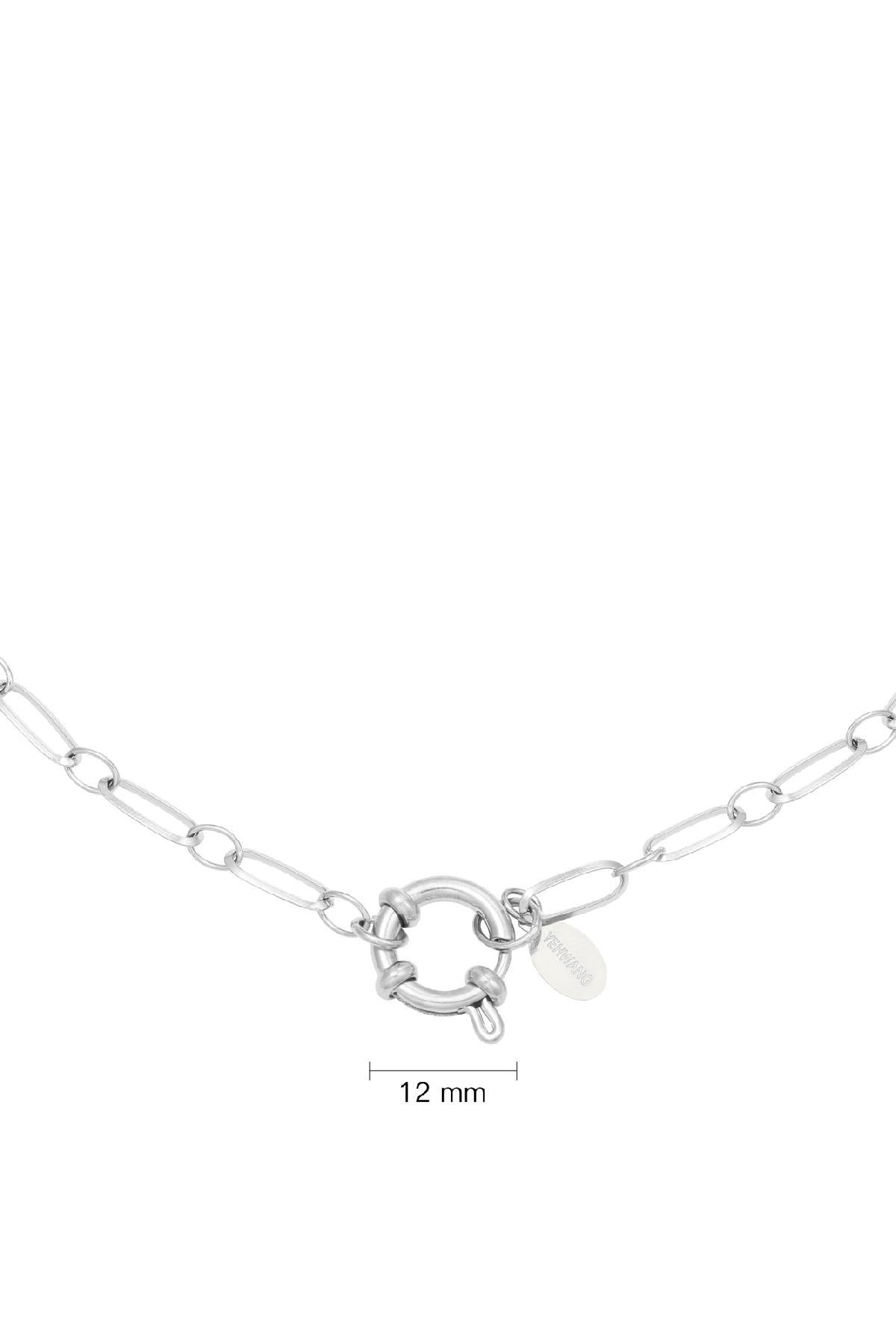 Ketting Chain Cora Zilver Stainless Steel