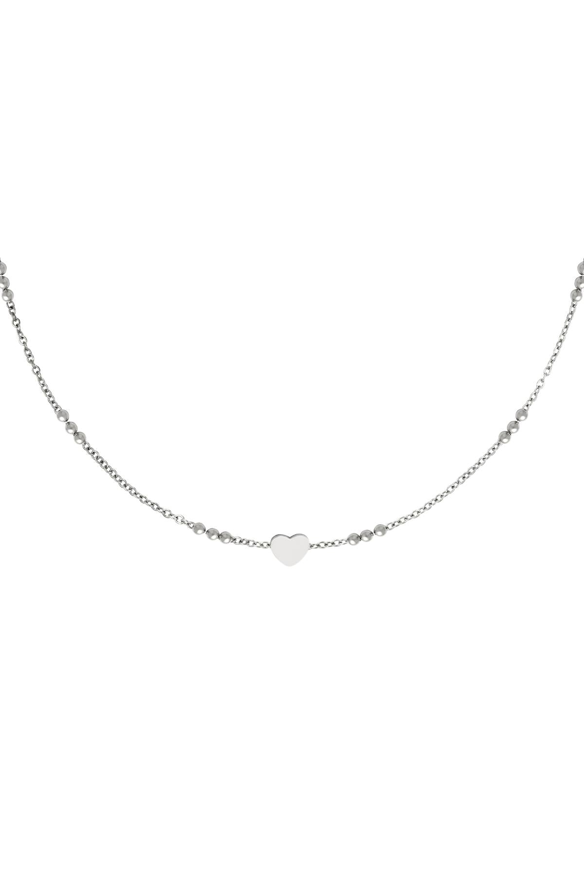 RVS ketting hart Goud kleur Stainless Steel