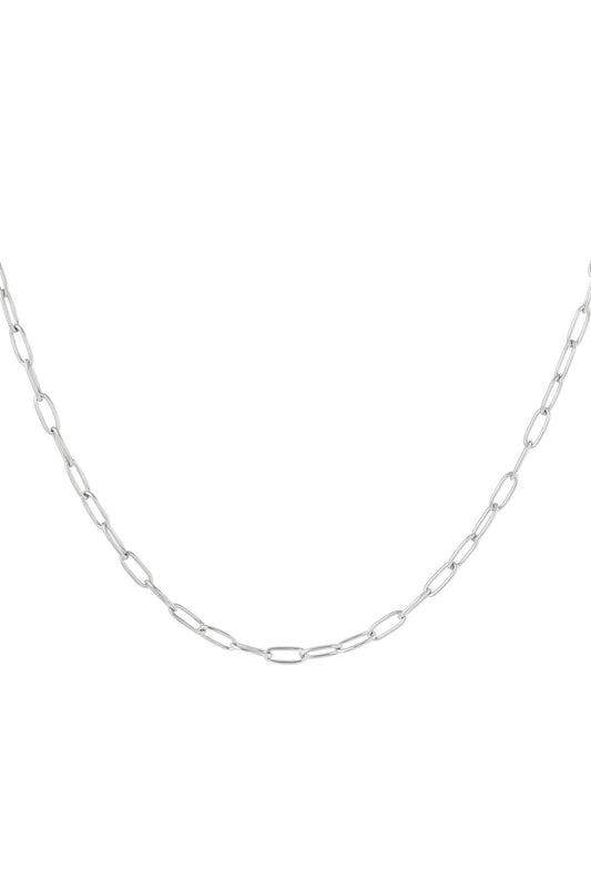 Schakelketting basic Zilver Stainless Steel