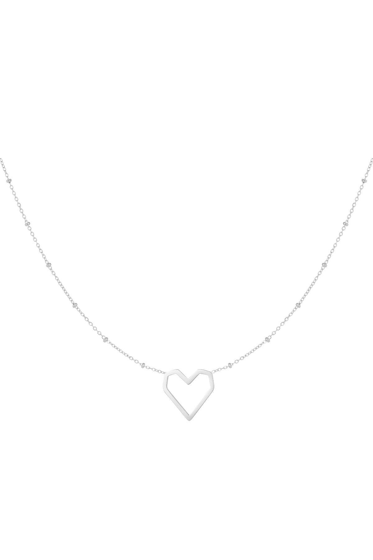 Ketting hart met dots