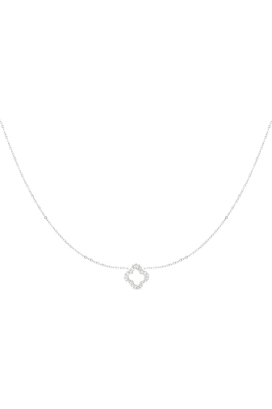 Diamant klaver ketting