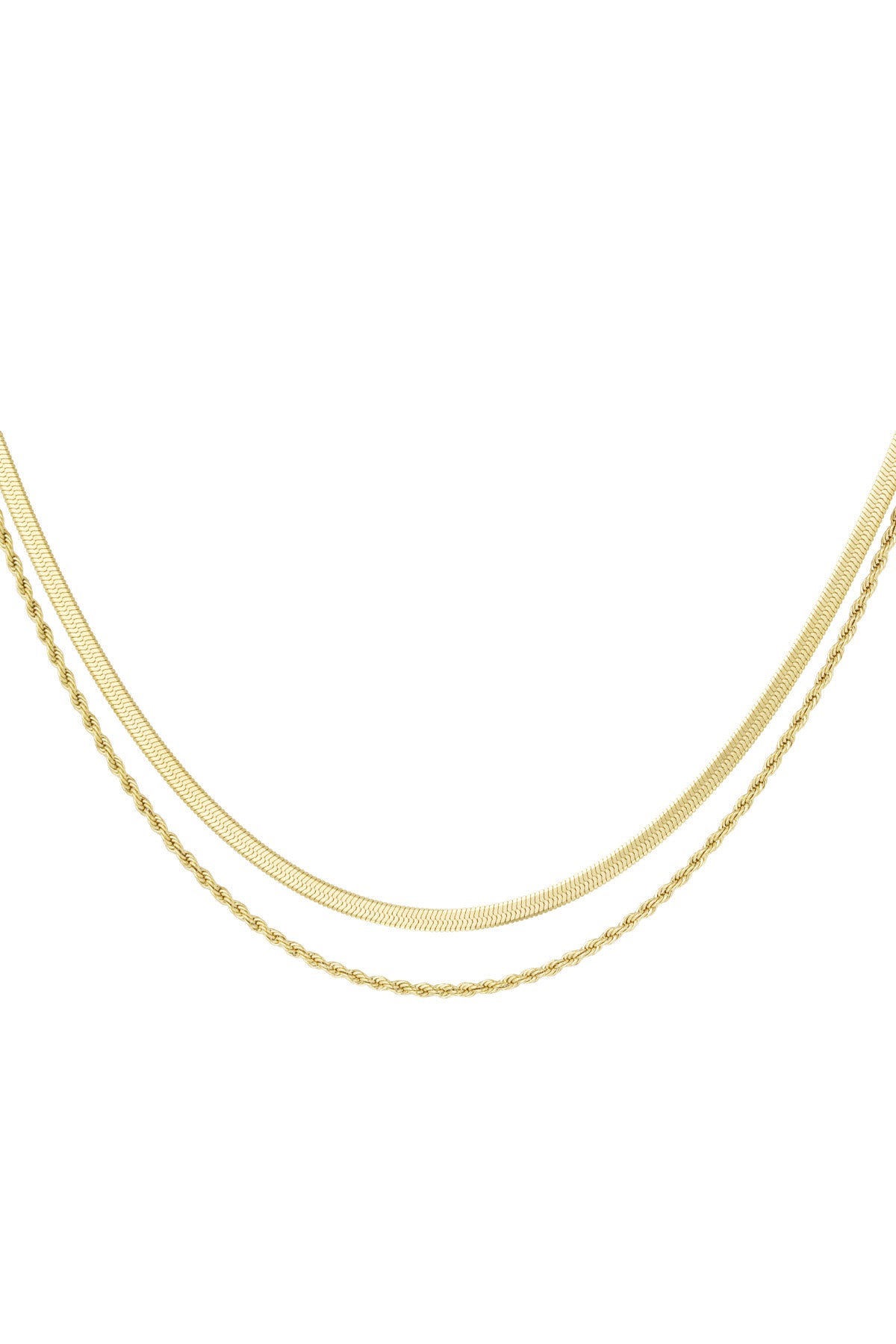 Flat and Chain double ketting