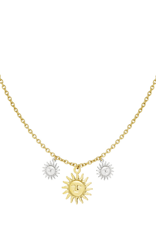 Ketting shimmering sun