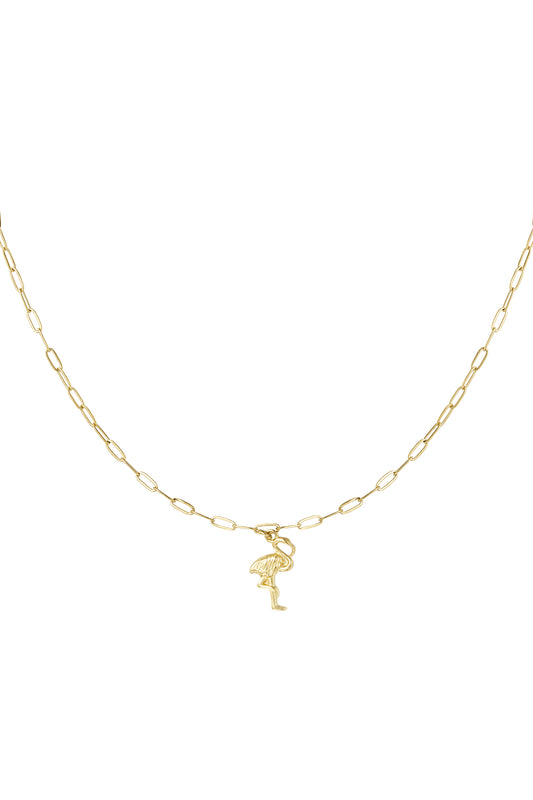 Flamingo chain ketting