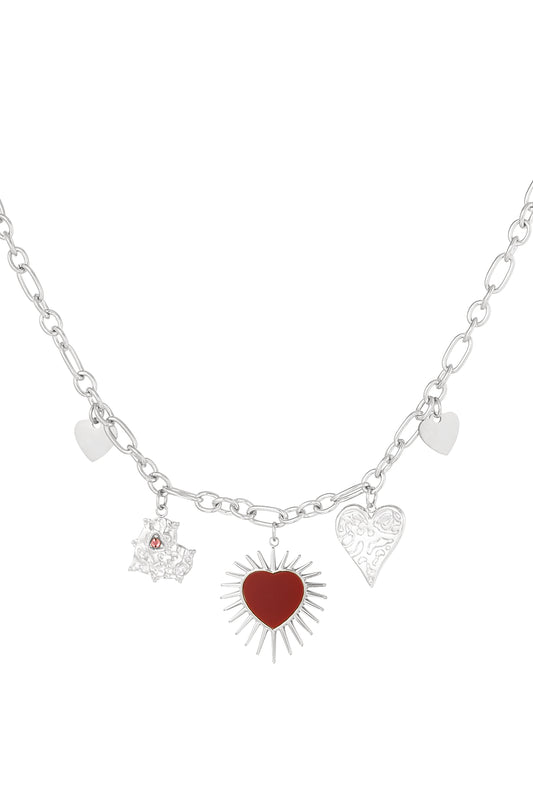 Endless hearts ketting