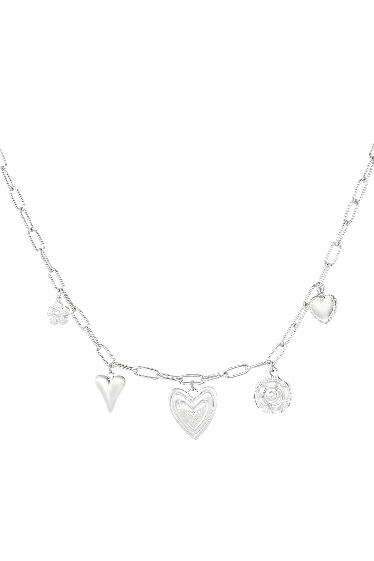 Heartfelt charms ketting