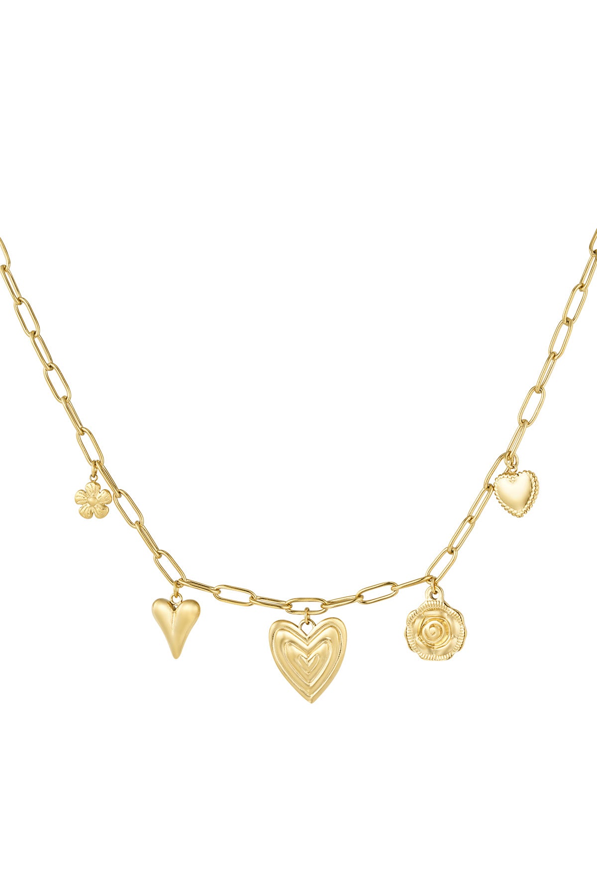 Heartfelt charms ketting