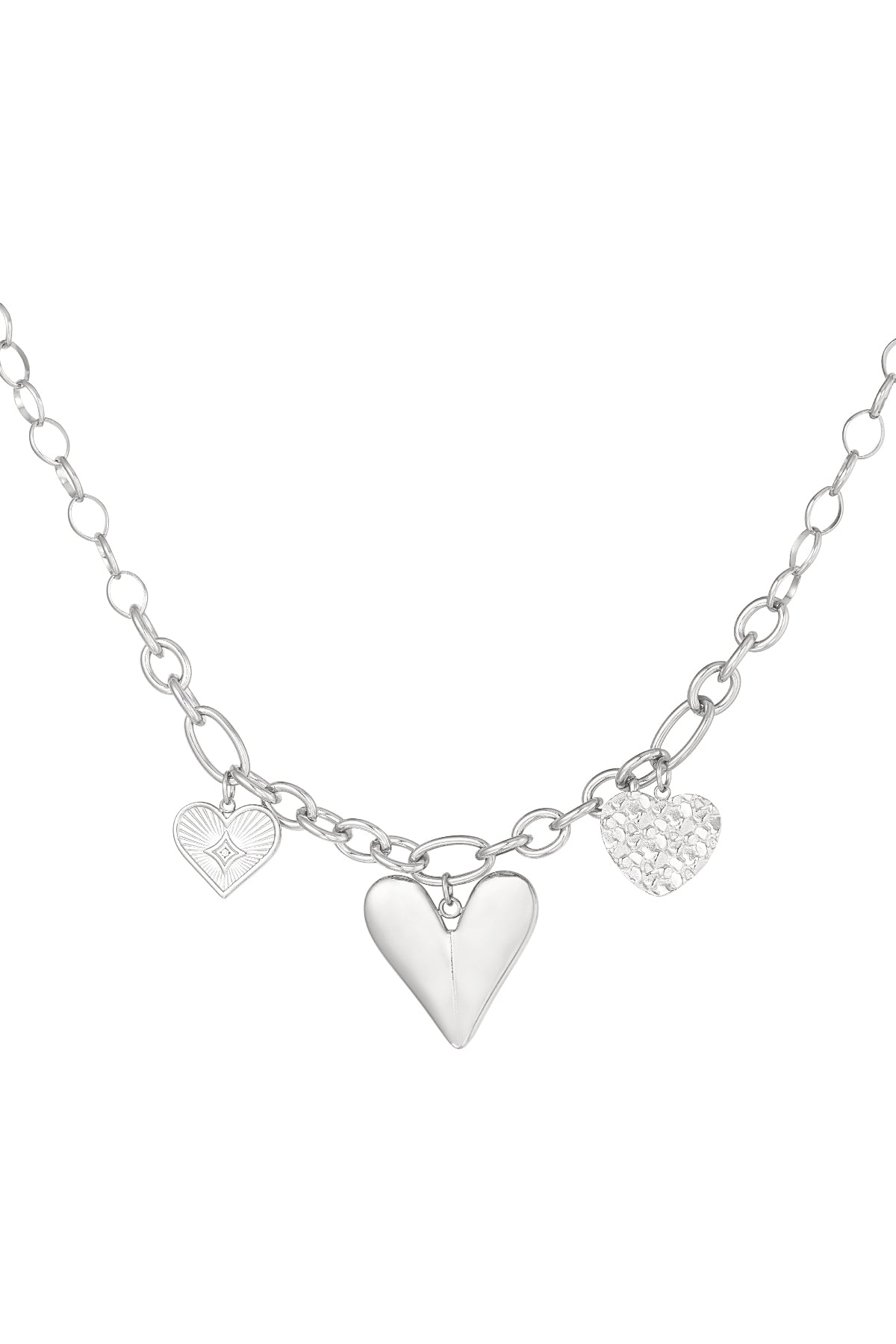 Triple heart ketting