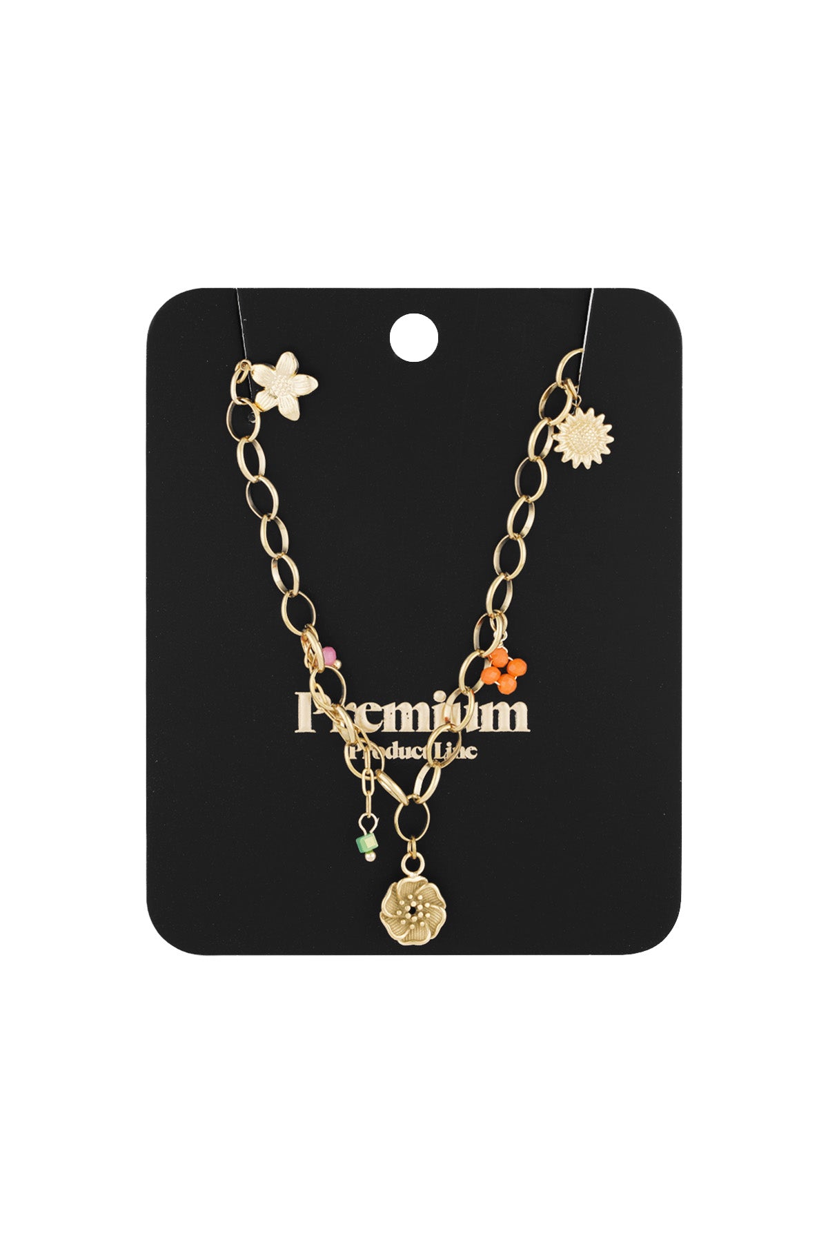 Spring charms ketting