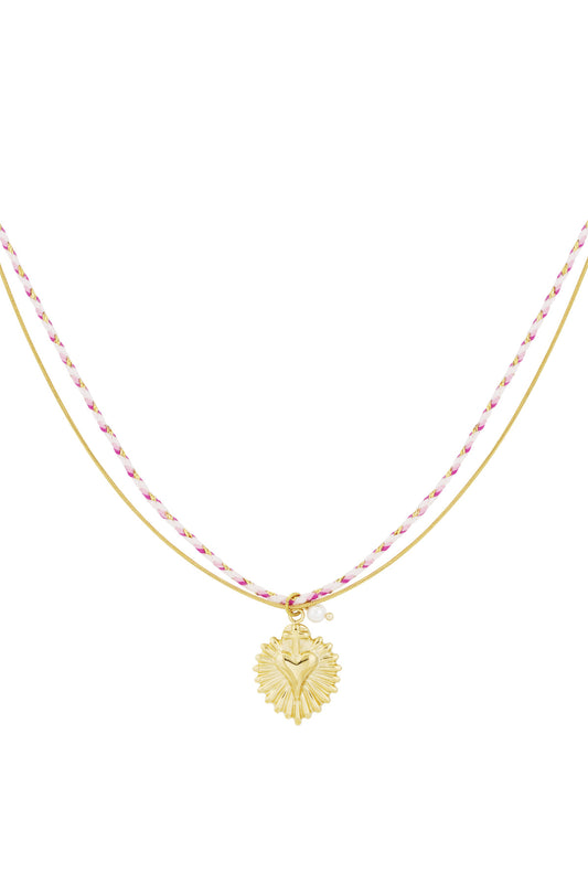 Ketting colorful heartbeat