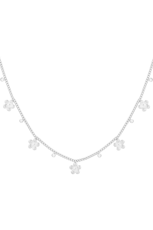 Gleaming flower ketting