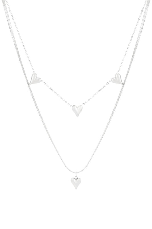 Heart to heart ketting