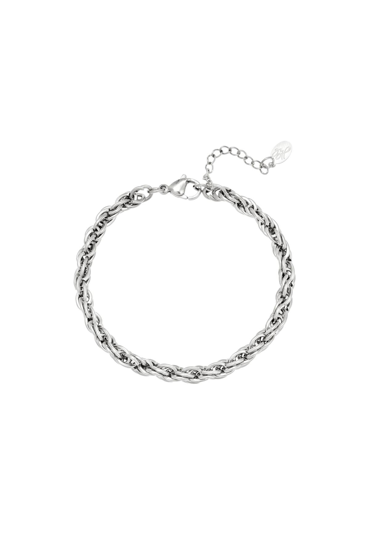 Armband Twisted Chain Goud kleur Stainless Steel