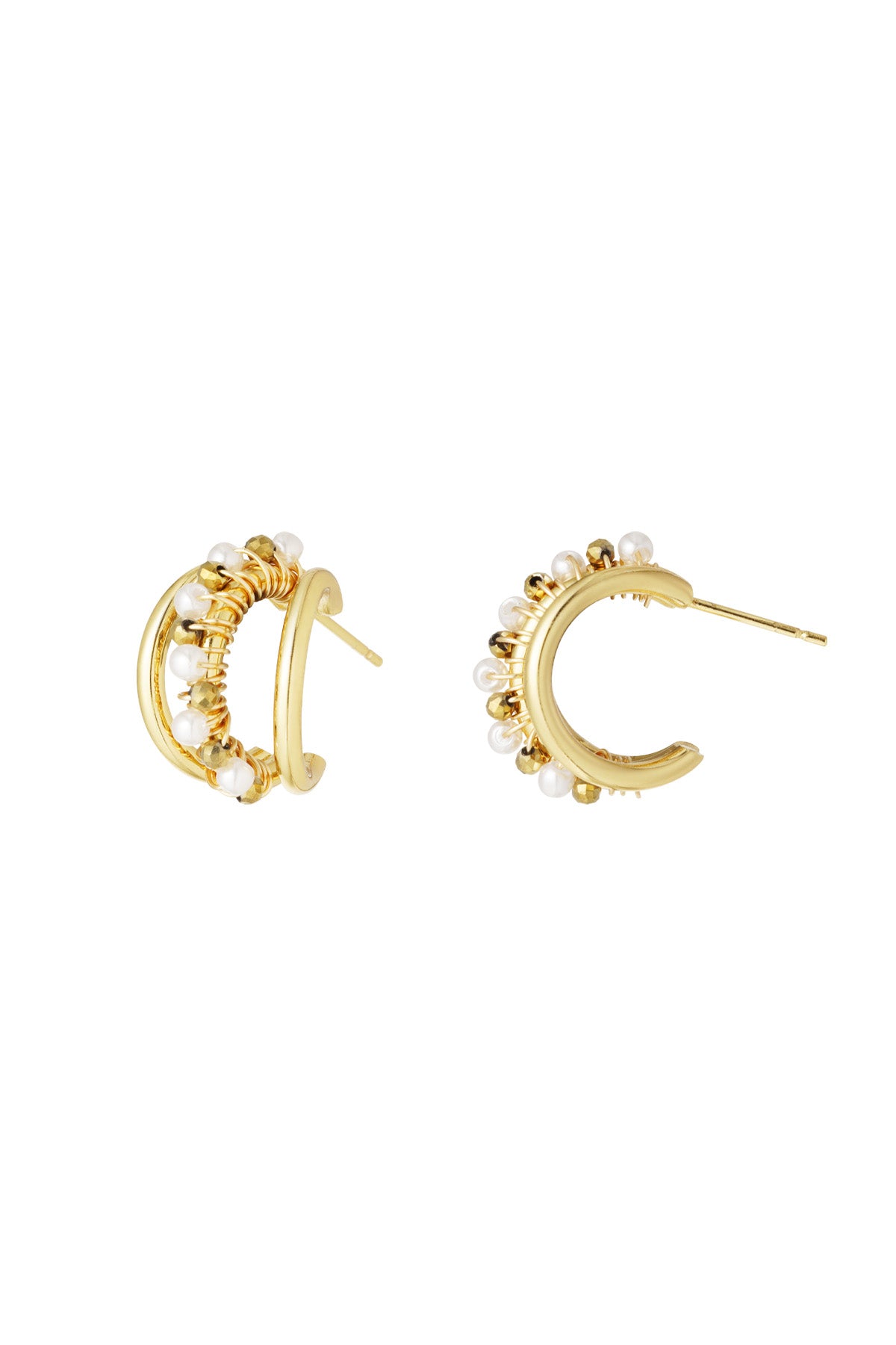 Beaded bliss oorbellen