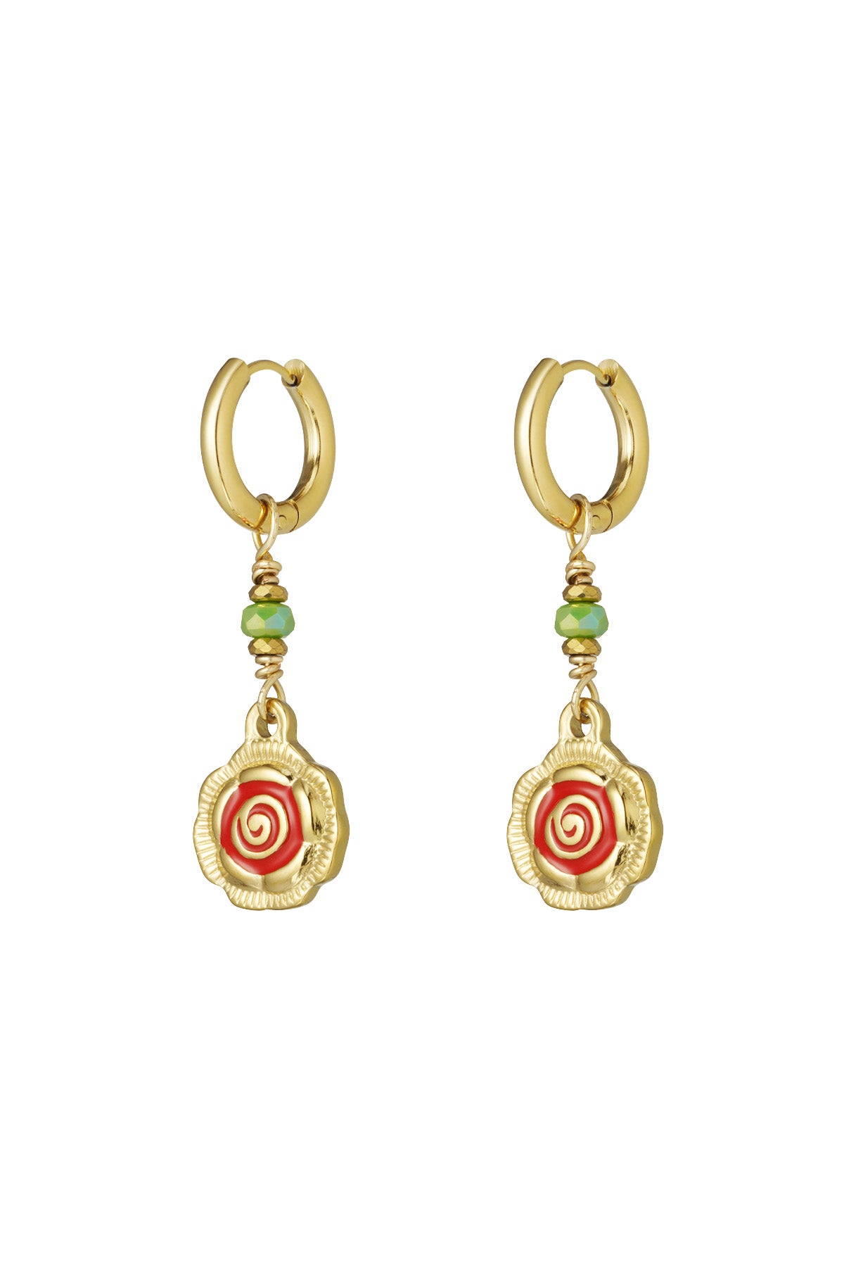 Oorbellen rose glow