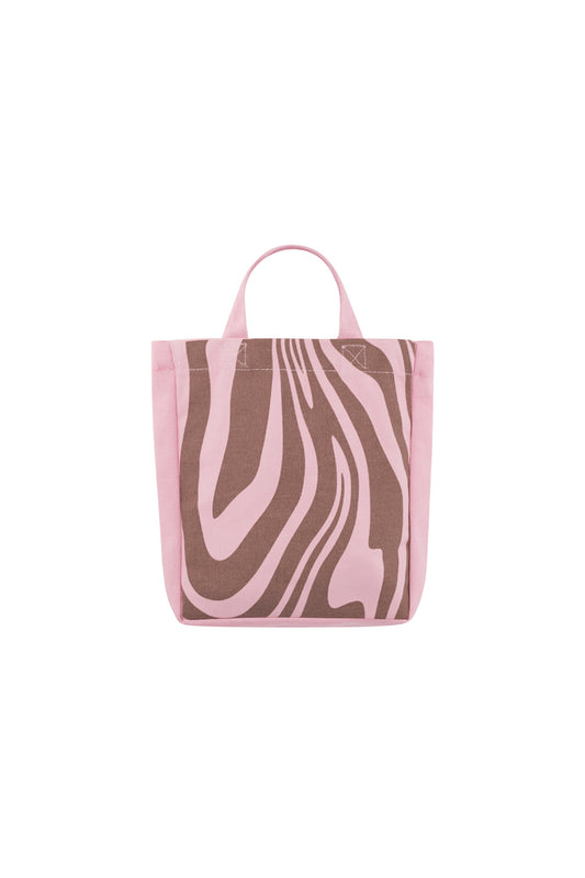 Kleine canvas tas zebra