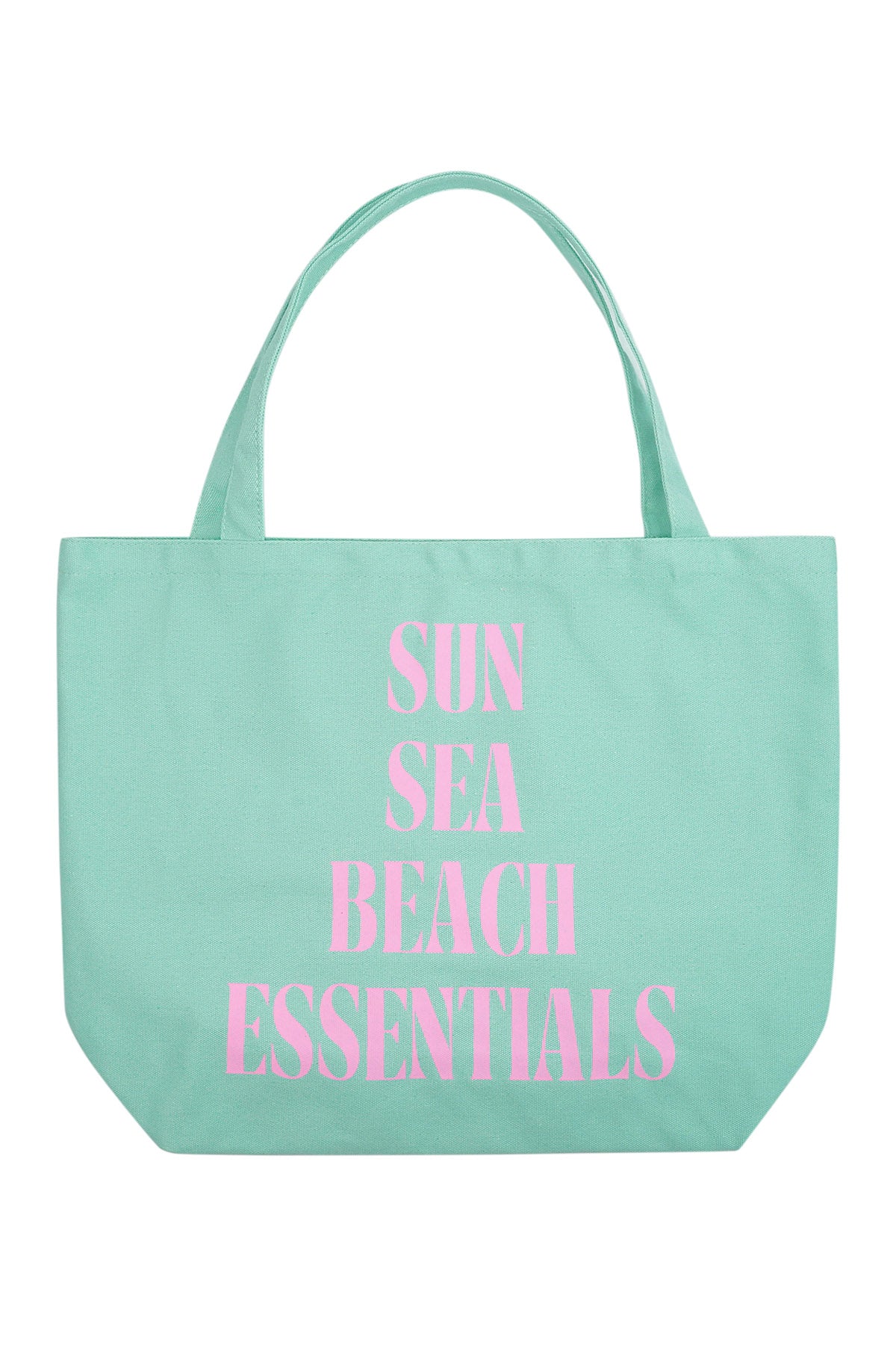 Canvas shopper beach essentials