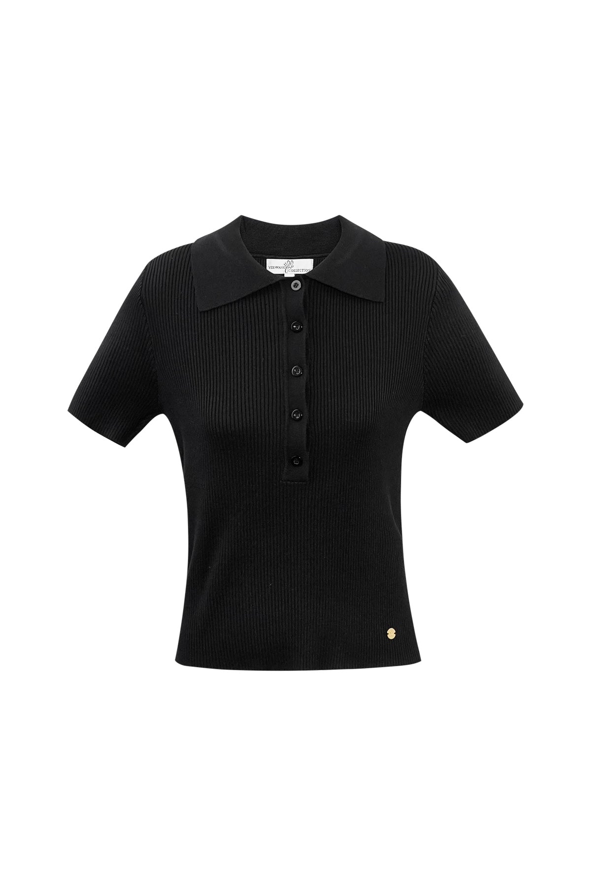 Basic polo half button up small/medium