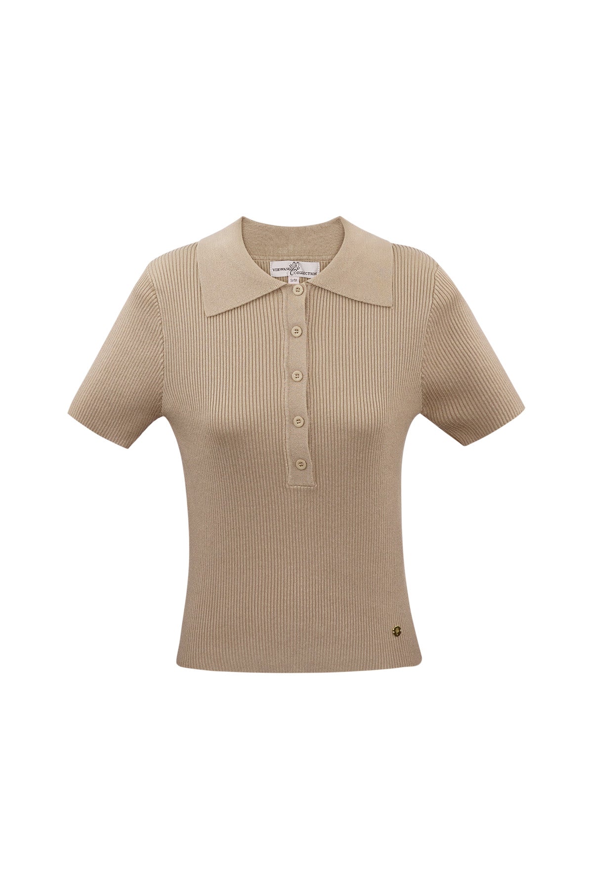 Basic polo half button up small/medium