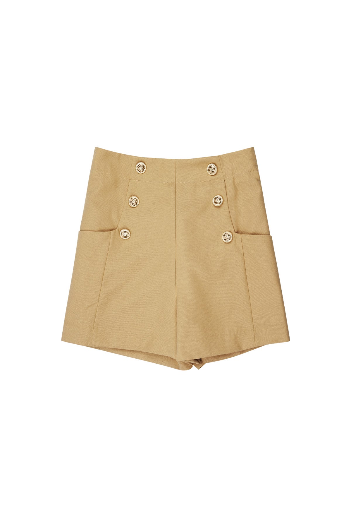 Shorts met gouden knopen